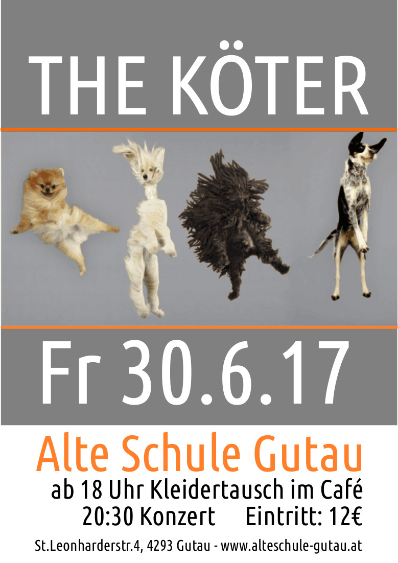 Konzert „The Köter“ und Kleidertausch