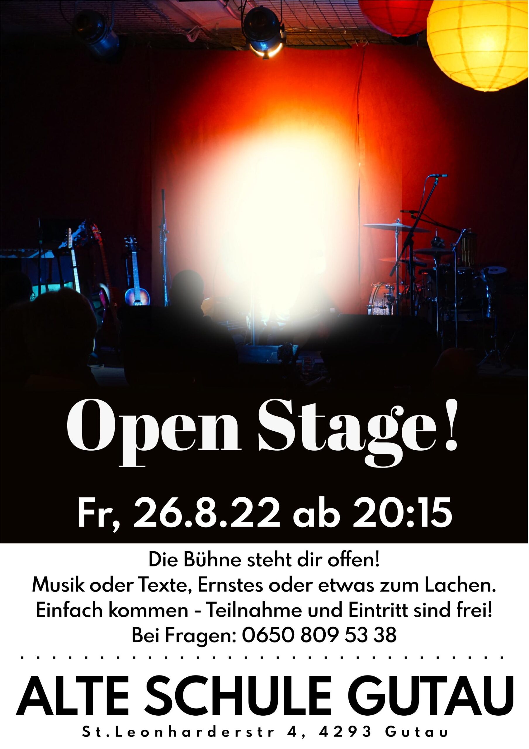 Open stage!