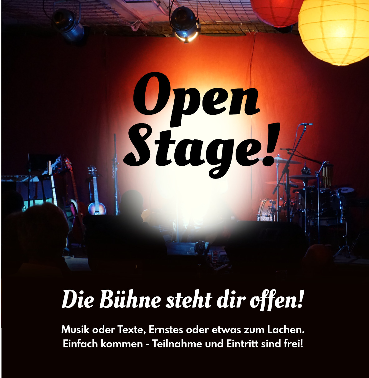 Sa, 19.8.2023 | Open Stage!